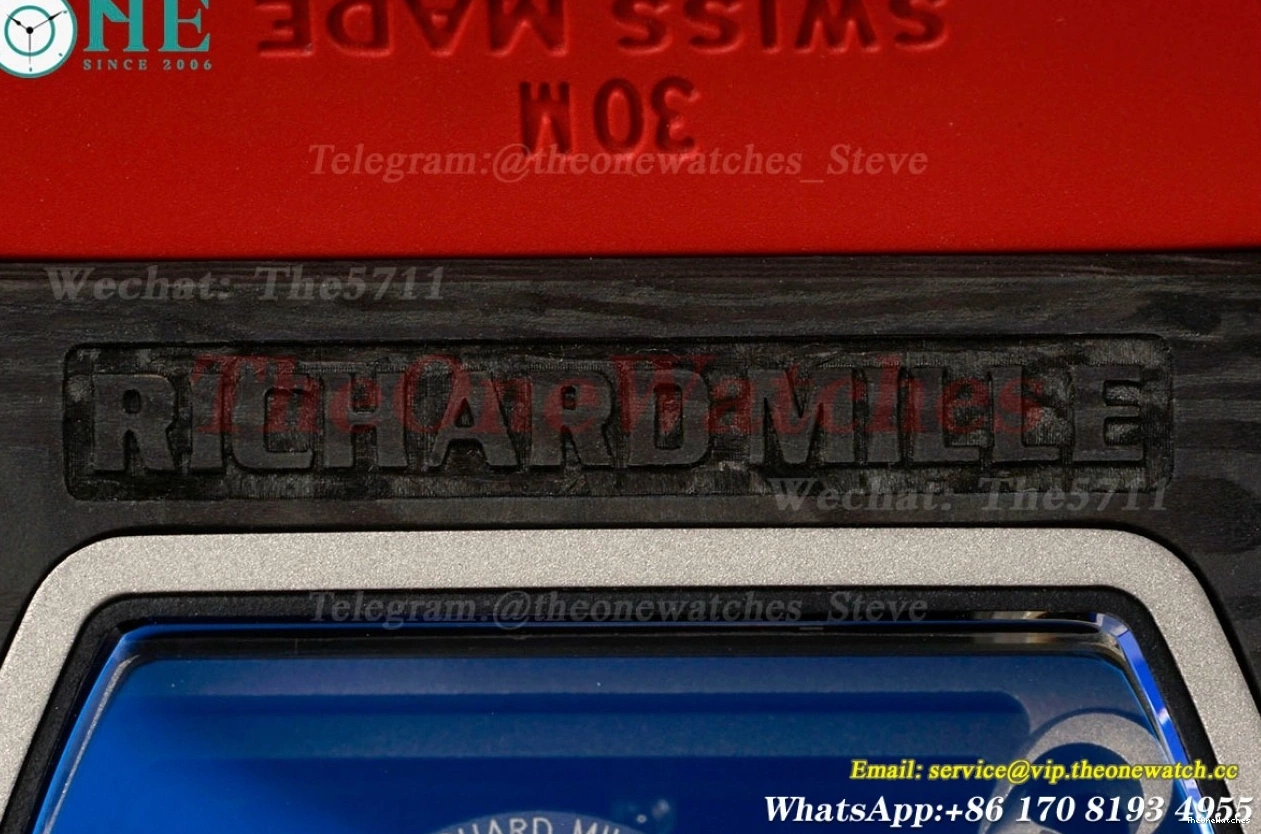 RM055 RU on NTPT Crown Red RMUL2 Clone Super ZF Red Strap Rubber 0406